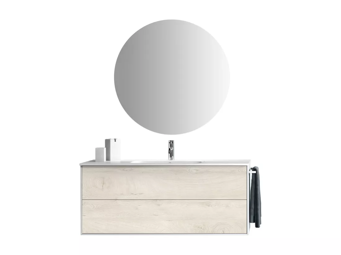 Ensemble de salle de bain 4 pièces IGEA chêne alaska