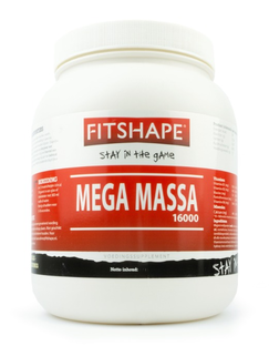 Fitshape Mega Massa 16000 Aardbei 1200GR