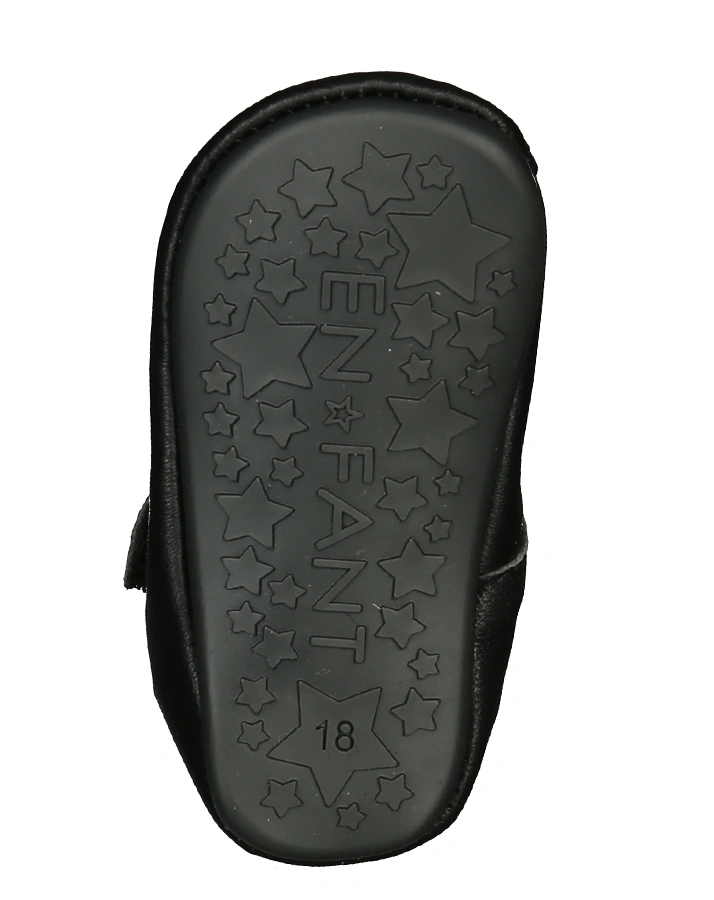 Hausschuhe BALLERINA VELCRO in black