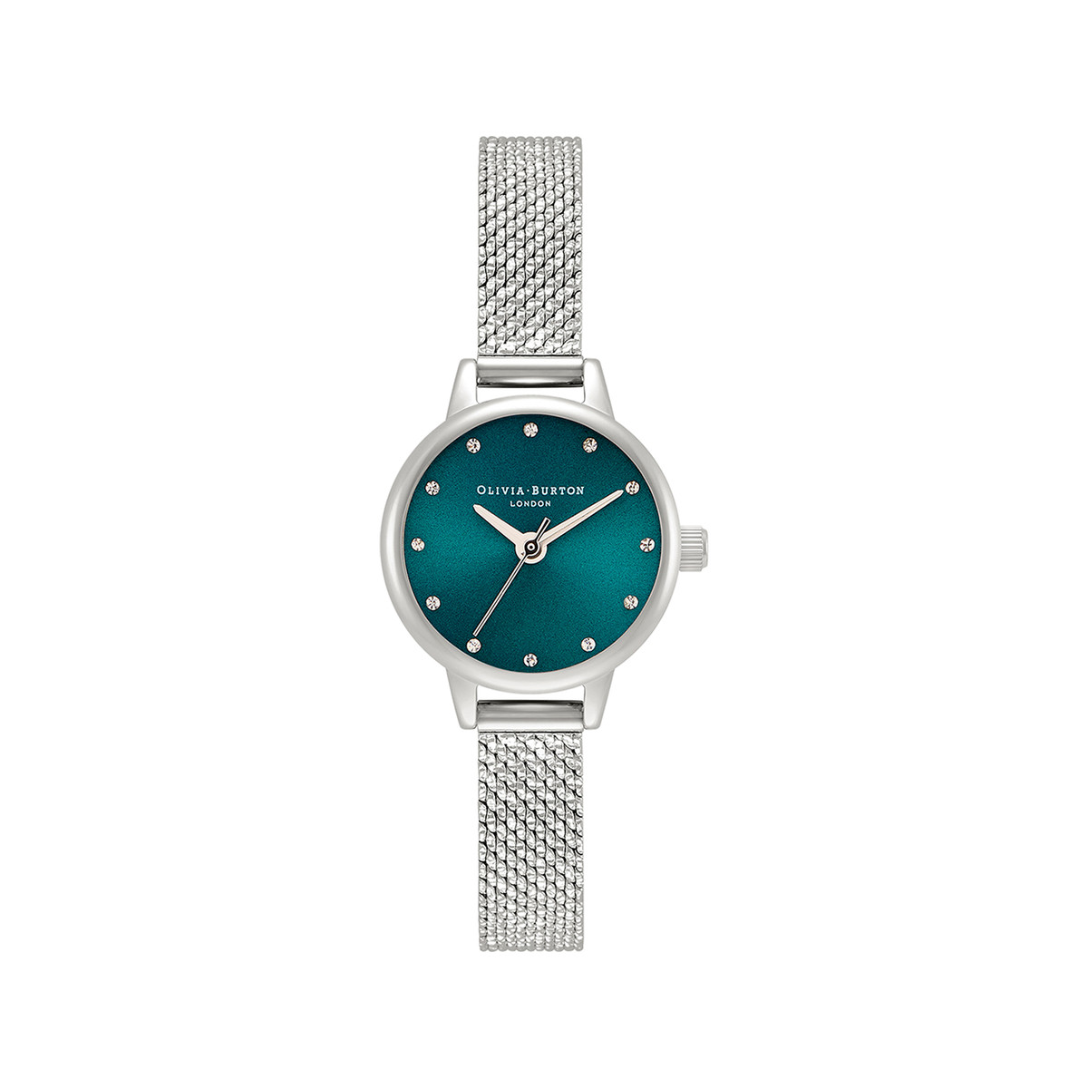 Montre OLIVIA BURTON classics femme analogique, bracelet acier argent