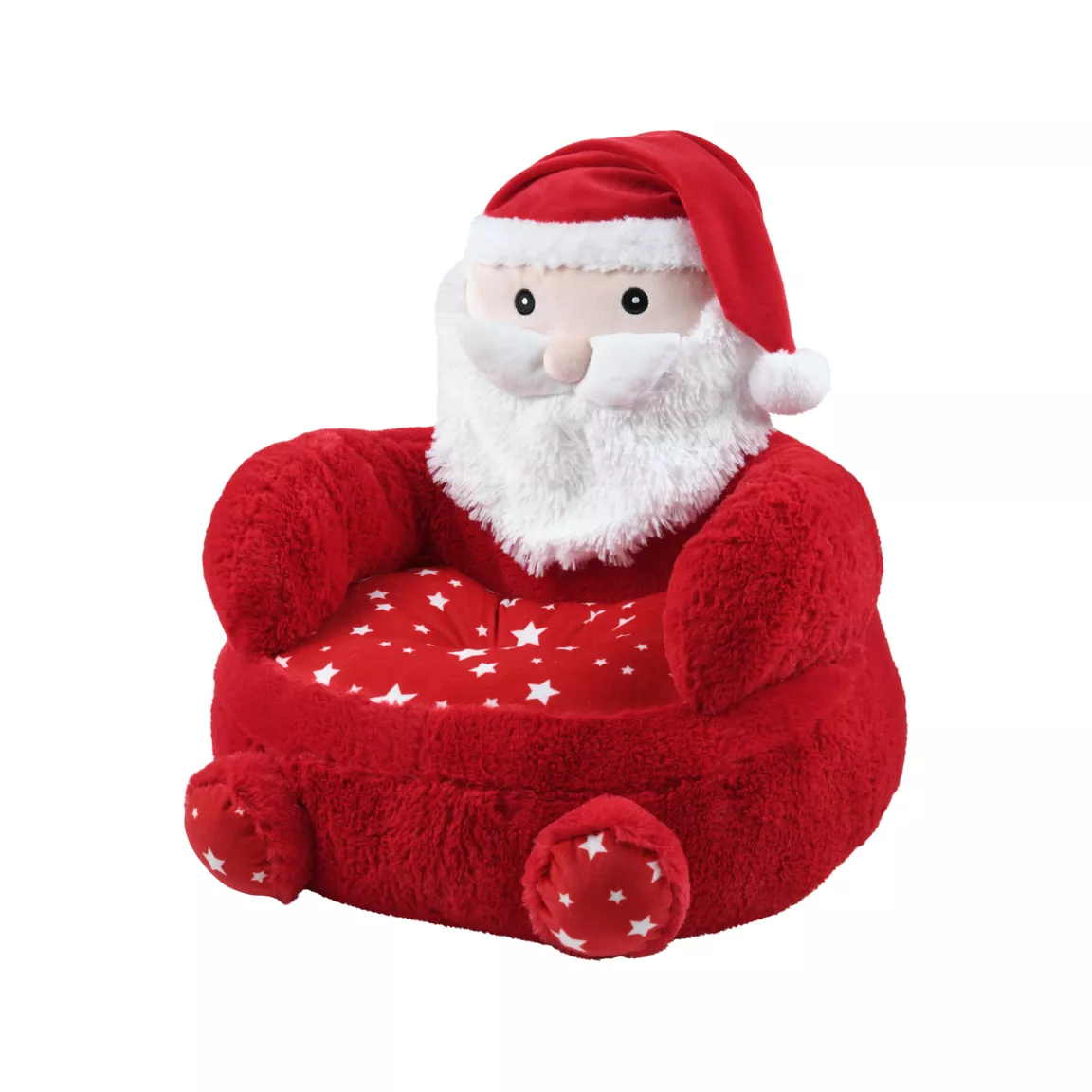 Pouf Père Noël enfant (45 x 45 cm) Edgard Rouge
