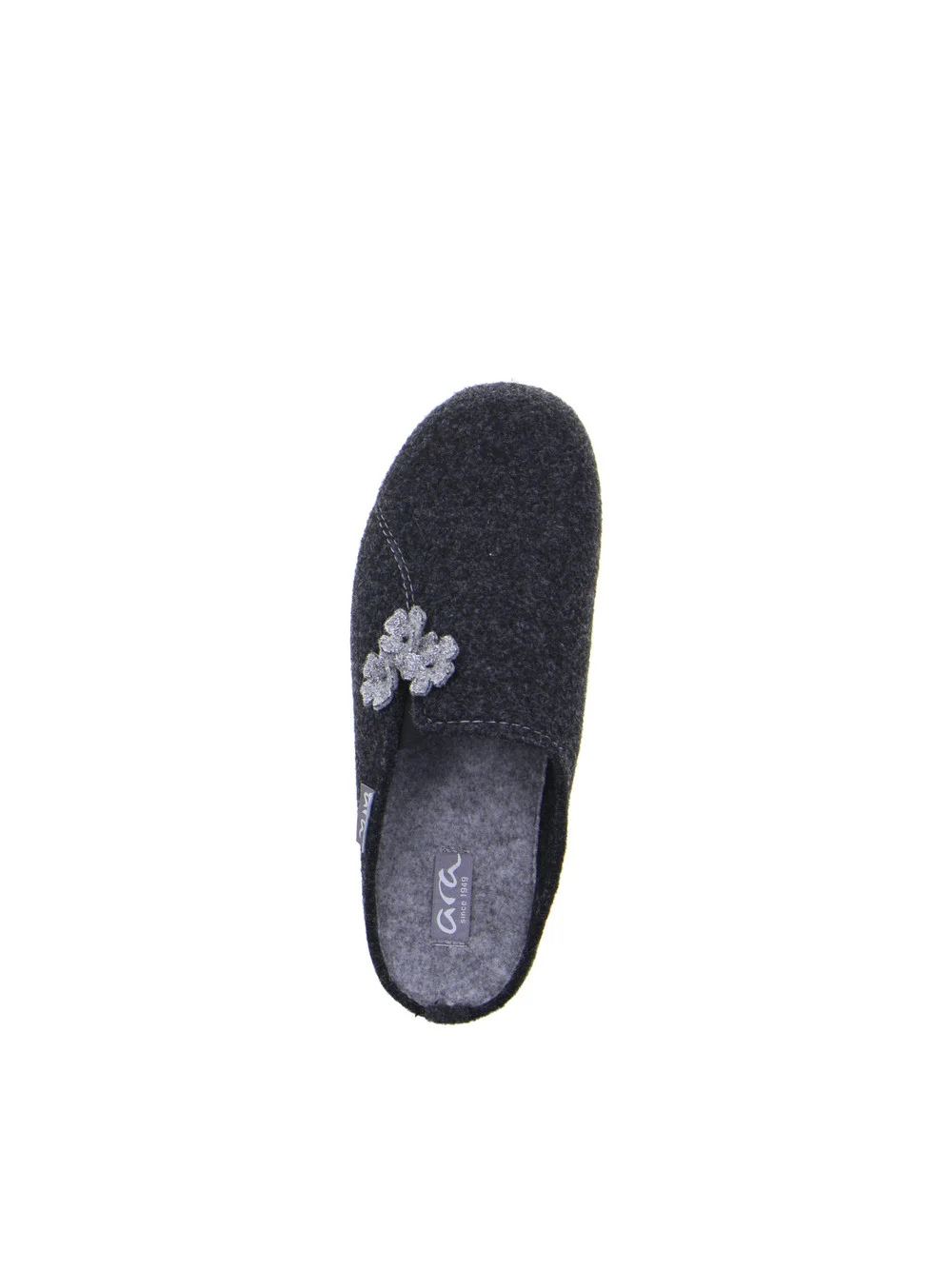 Hausschuh Cosy grau