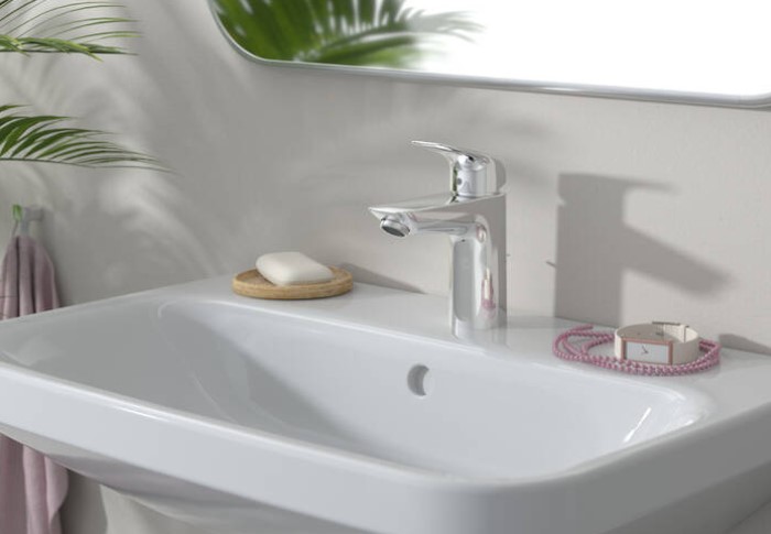 Hansgrohe Logis wastafelkraan 100 met pop-up waste chroom