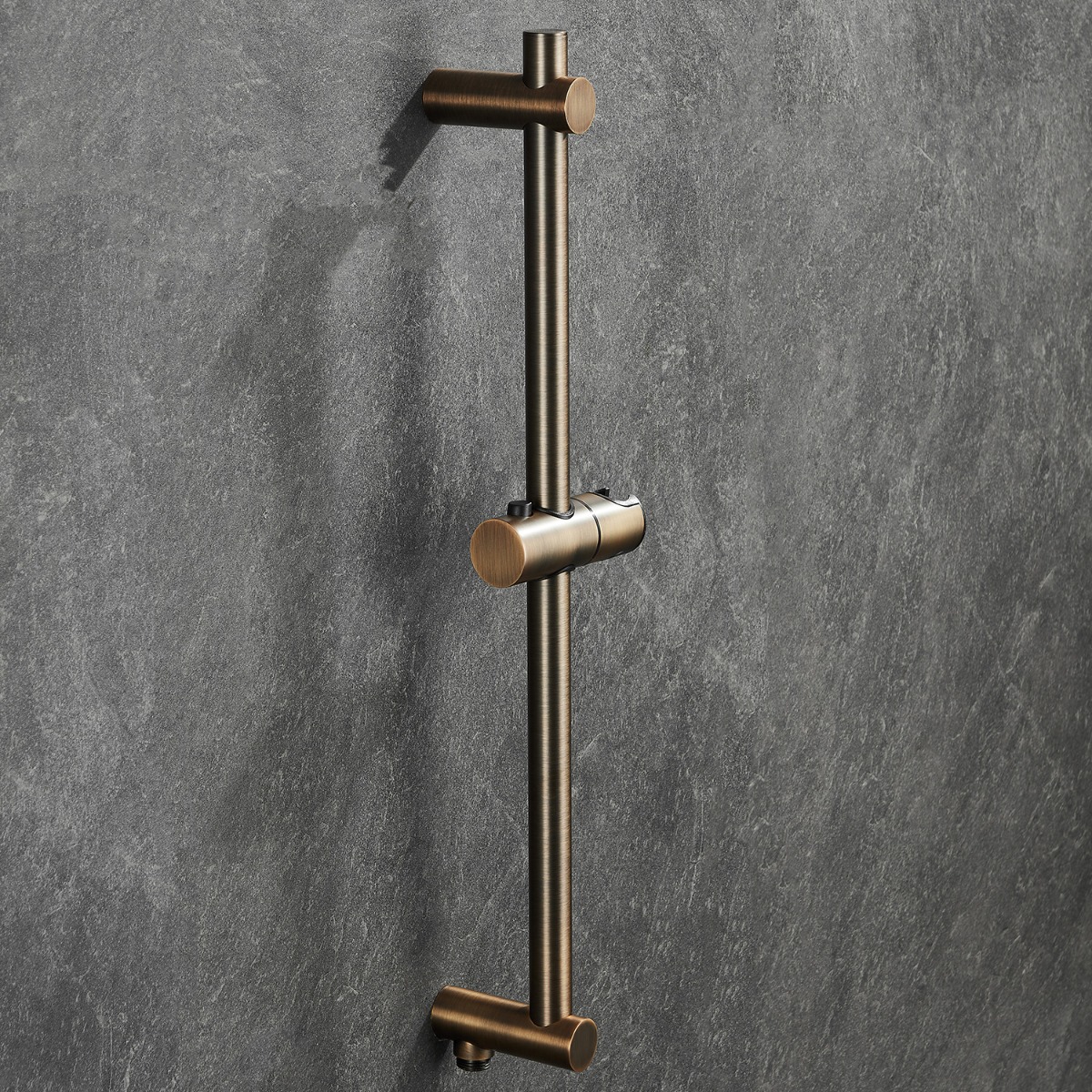 Saniclear Evolution inbouw regendouche met glijstang en 2 standen handdouche verouderd messing