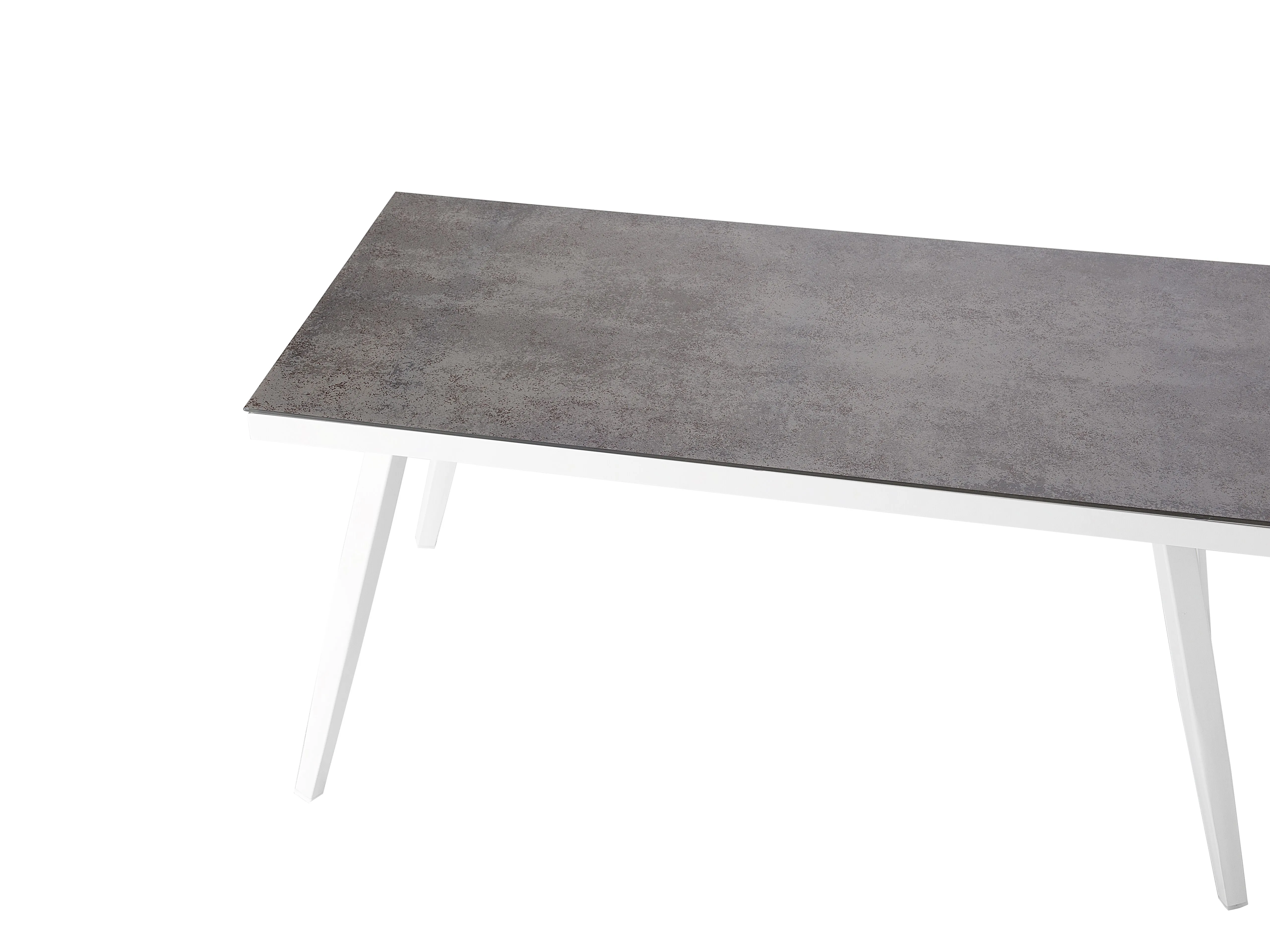 Loungeset met tafel 4-zits LATINA Metaal Grijs