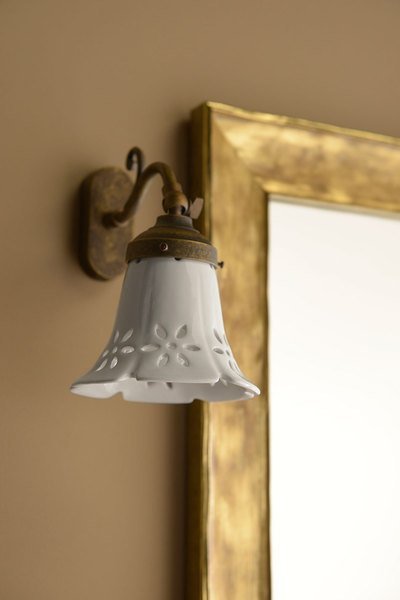 Sapho Vintage Marsala wandlamp E14 40W brons