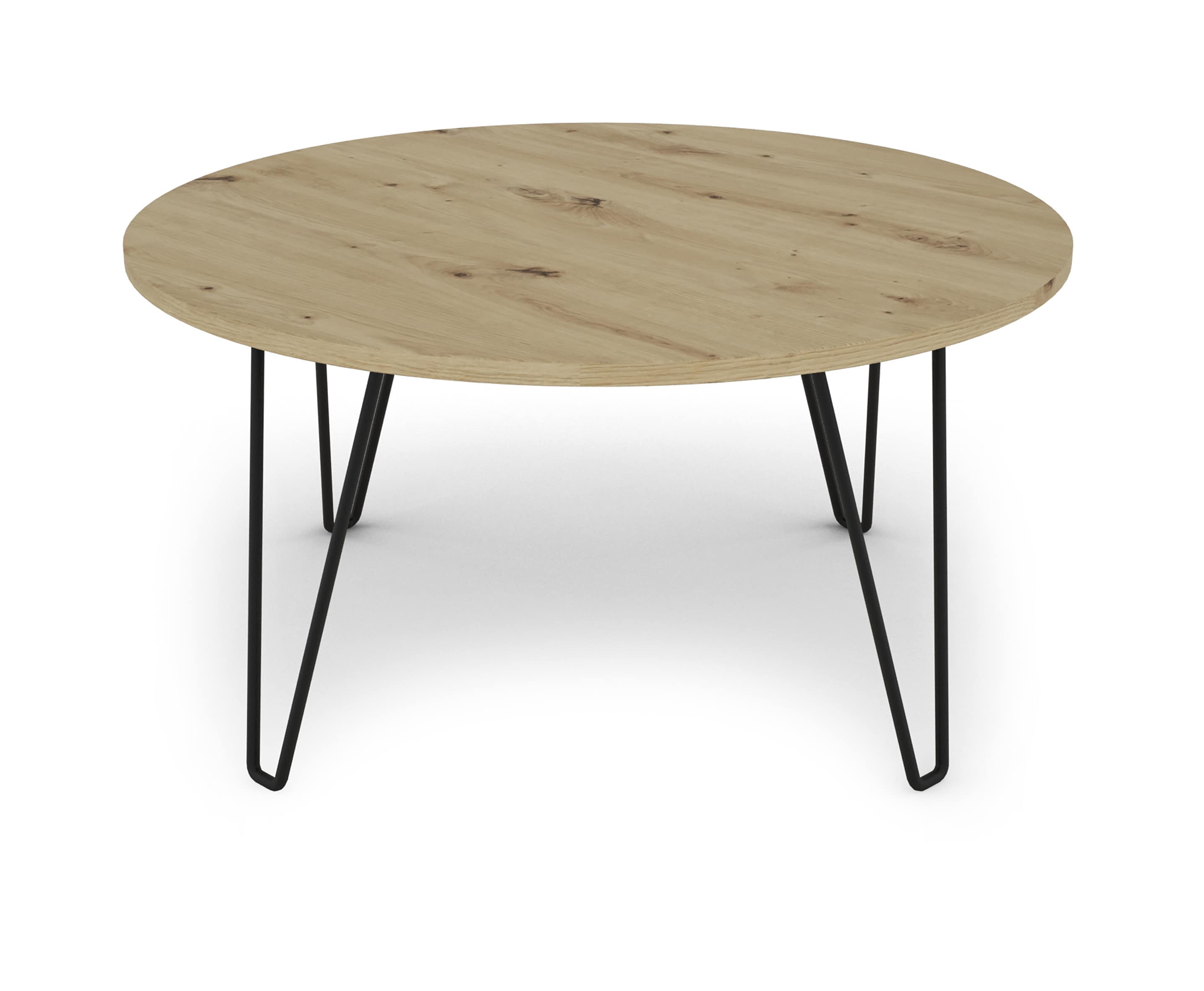 byLIVING Couchtisch FLAIR, Breite 80 cm, Artisan Eiche (Eiche-Optik)/schwarz
