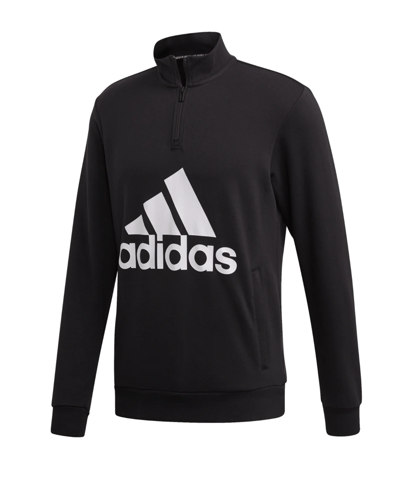 adidas MH BOS 1/4Zip Sweatshirt Schwarz