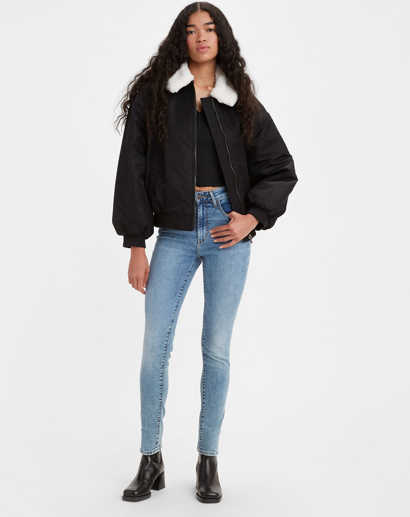 Levi's® Jean 721 High Rise Skinny bleu