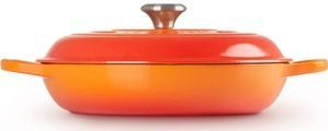 Le Creuset - Braadpan Signature - Campagnard - Oranjerood - Gietijzer