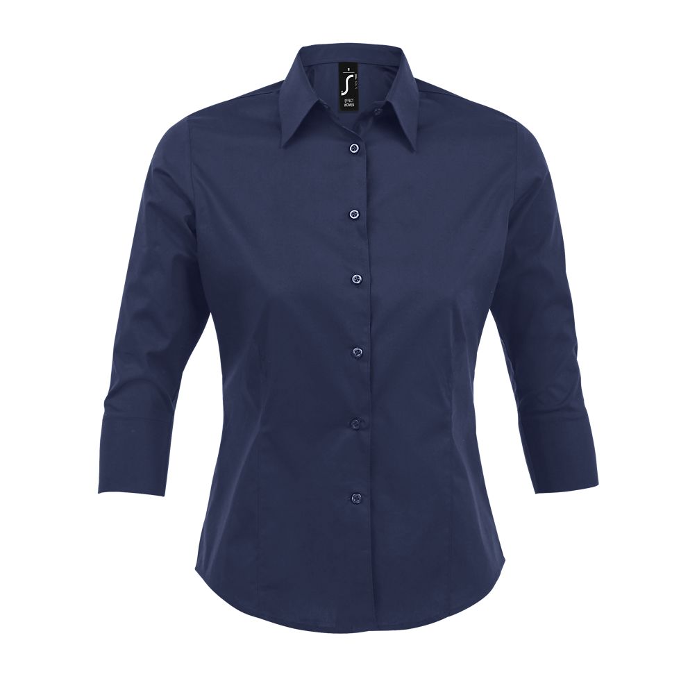 SOL'S 17010 - Effect Chemise Femme Stretch Manches 3/4