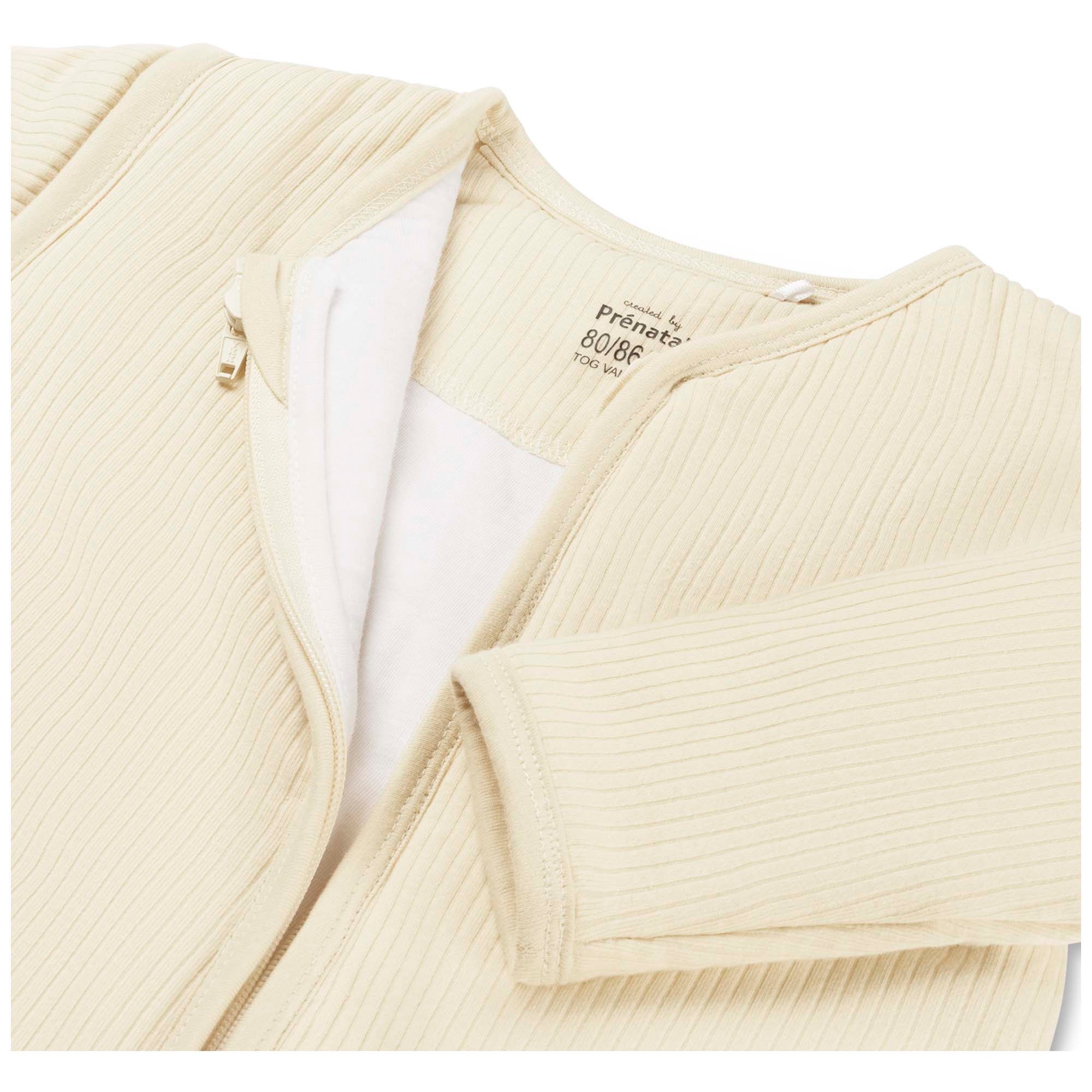 Prénatal slaapzak rib beige