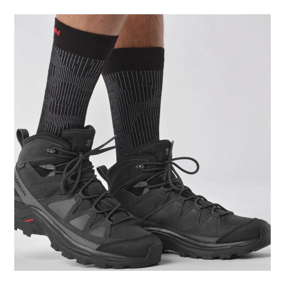 Salomon QUEST ROVE GTX - Chaussures trekking Homme black/phantom/magnet