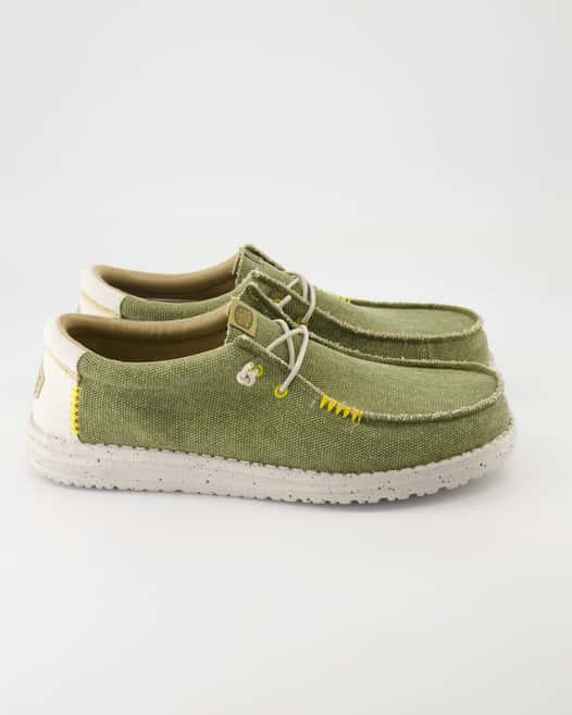 Hey Dude Wally Coastline Slipper in Grün