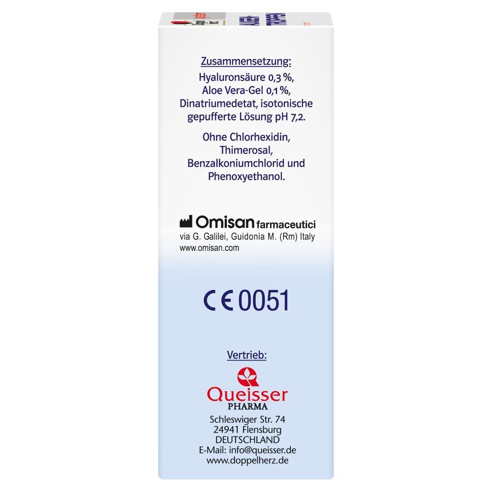 Doppelherz® system Augentropfen Hyaluron 0,3 % + Aloe Vera