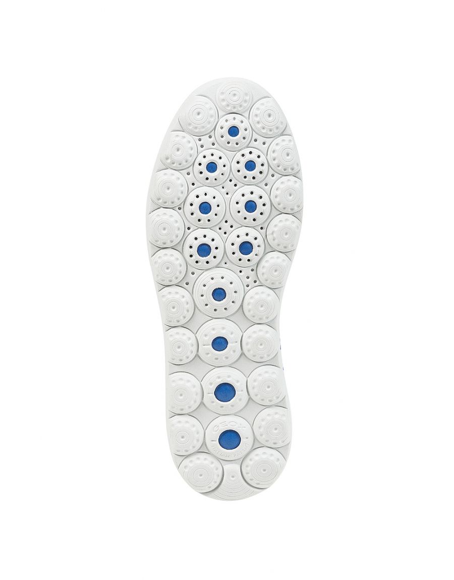Baskets cuir blanc