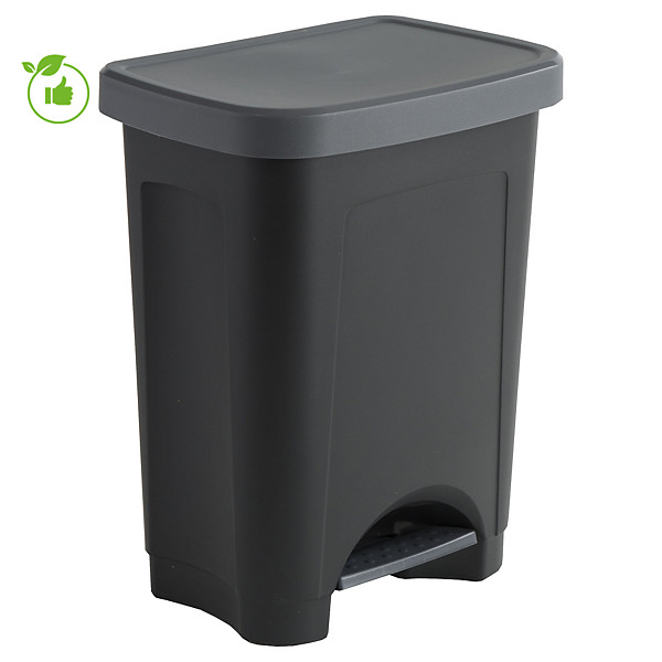 Poubelle à pédale Step Bin 25 L noir