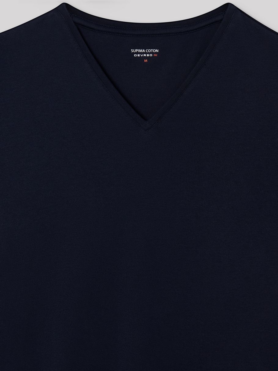 Tee-shirt col v uni
