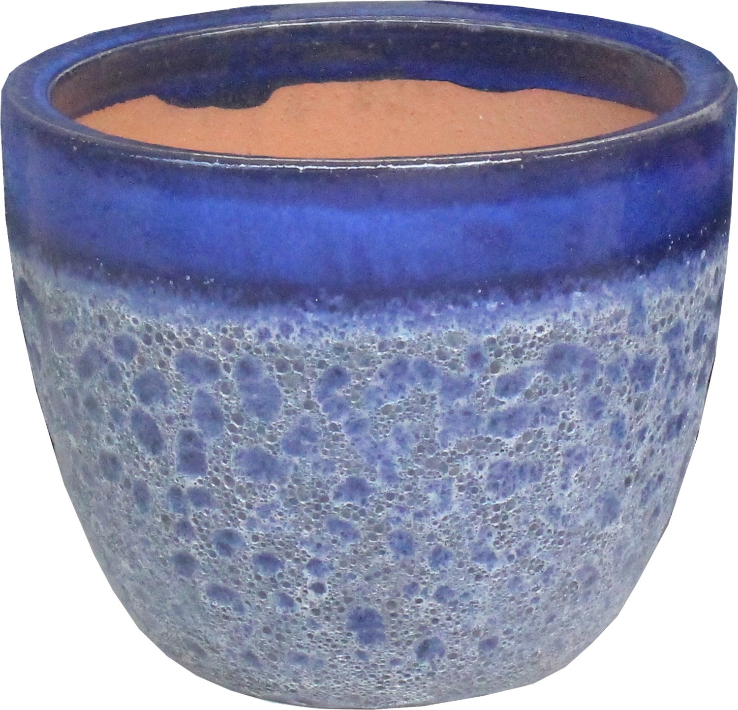 Mega Collections bloempot Antique blauw D 48 H 41 cm