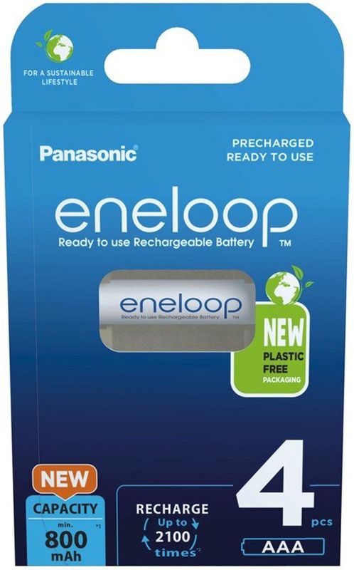 Eneloop Accu - AAA - Oplaadbaar - Voorgevuld Met Zonne-energie - Geschikt Voor Lage Temperaturen
