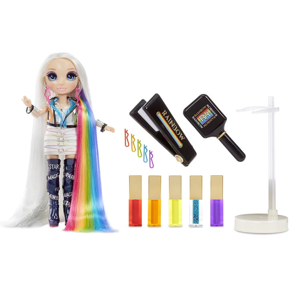 RAINBOW HIGH - POUPEE - HAIR STUDIO SALON DE BEAUTE