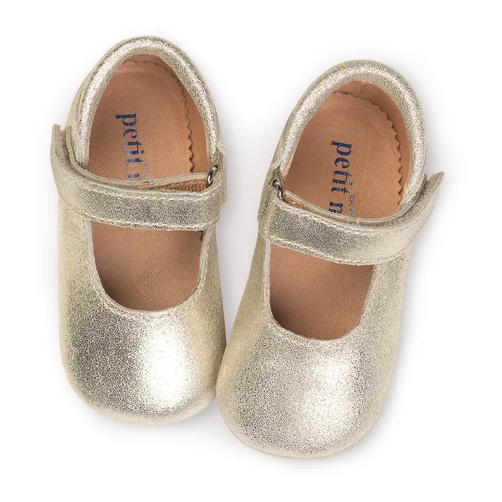 Petit Nord Ballerines Scratchs | Doré