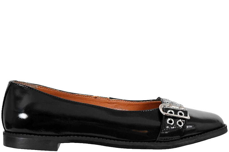 CASHOTT CASDIANA LOAFERS I SORT LAKSKIND