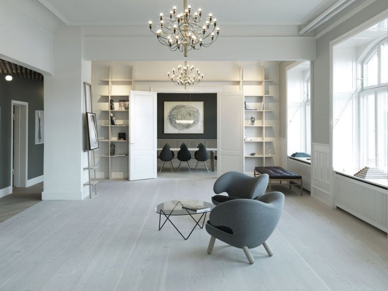 Flos 2097/30 by Gino Sarfatti kroonluchter Ø88 transparant zwart