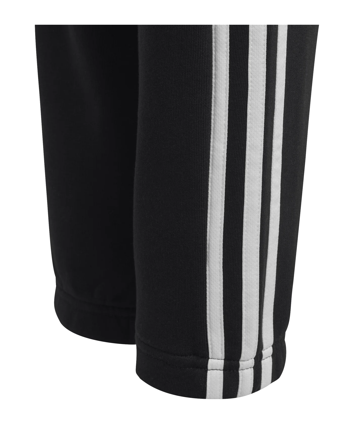 adidas 3S Fleece Trainingshose Kids Schwarz Weiss