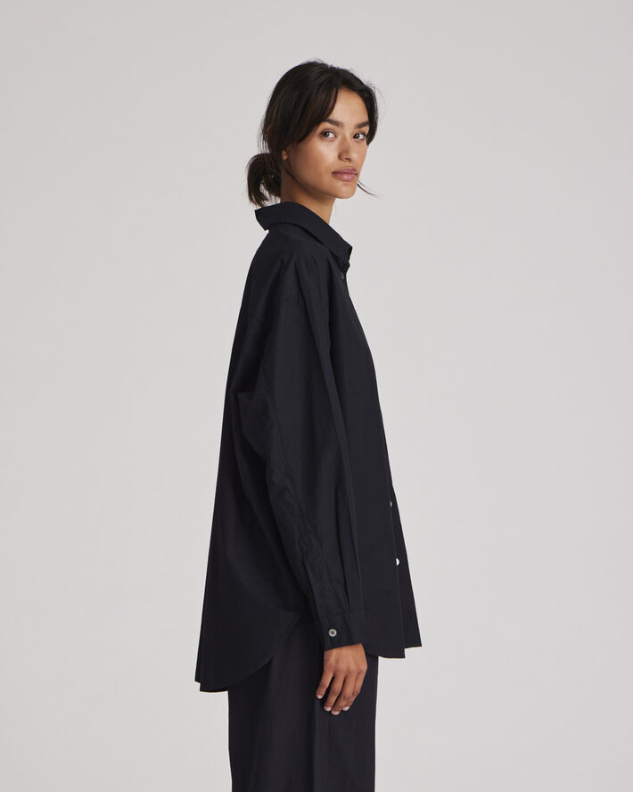 Gai&Lisva Astrid L/S Shirt Poplin Gots 243975 Black