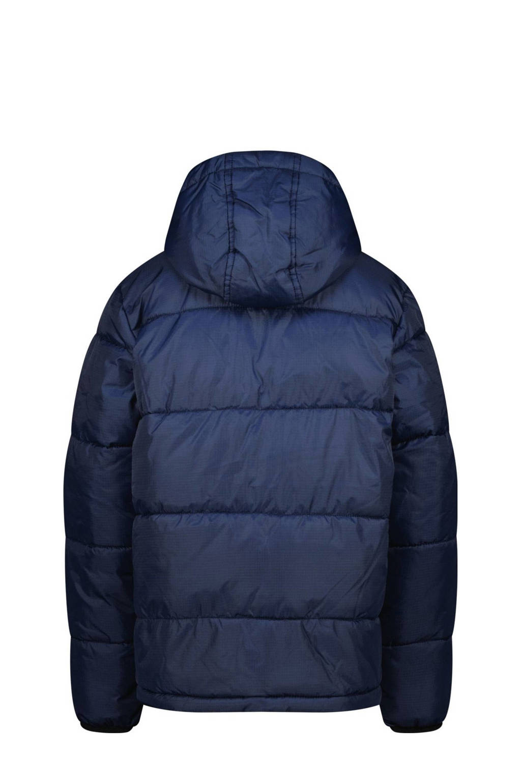 Vingino gewatteerde winterjas Timur donkerblauw