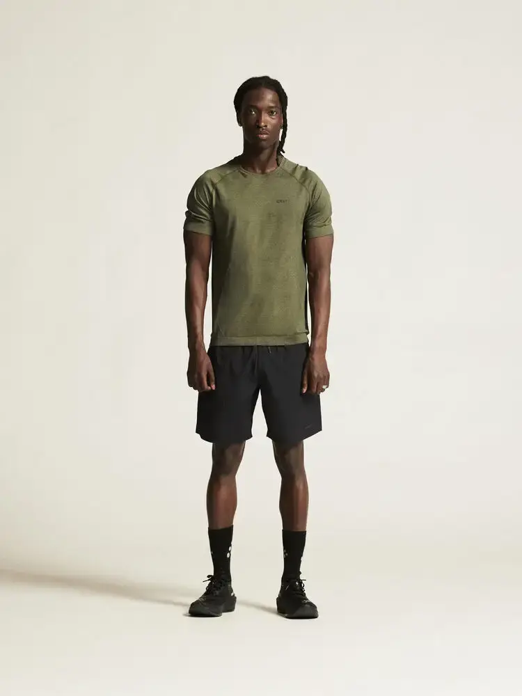 Craft CORE Dry Active Comfort Hardloopshirt Korte Mouwen Groen Heren