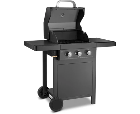 ON BBQ Gas Grill 3 Burner 48x40cm