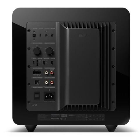 KEF KC92 – superkrachtige 9”-subwoofer Zwart