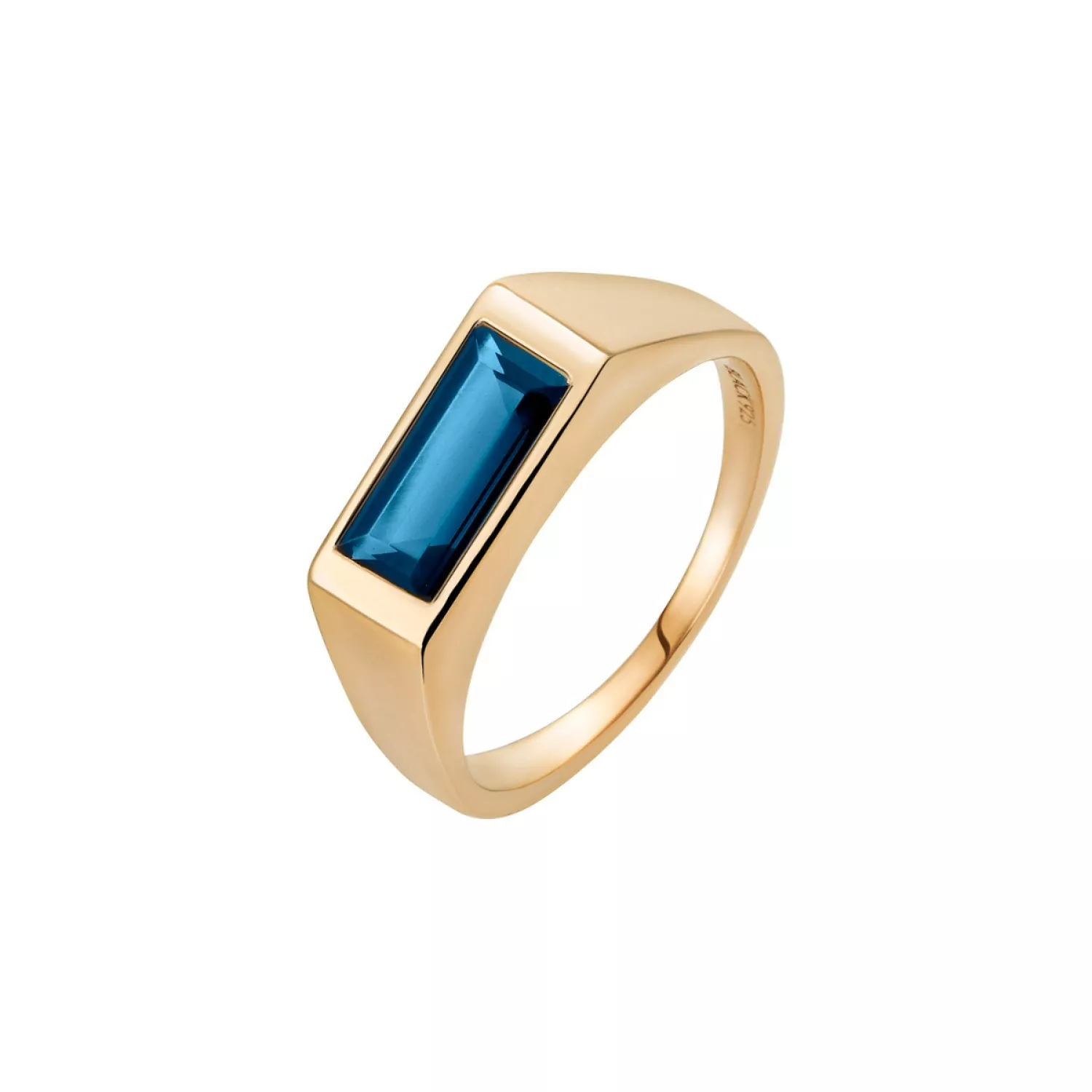 Maria Black Harald Ring 22 kt. Forgyldt Sølv 500430YG-BLUE