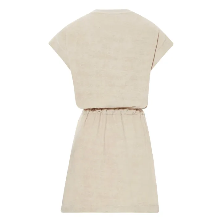 Leon & Harper Robe Rei Eponge Coton Bio | Gris clair