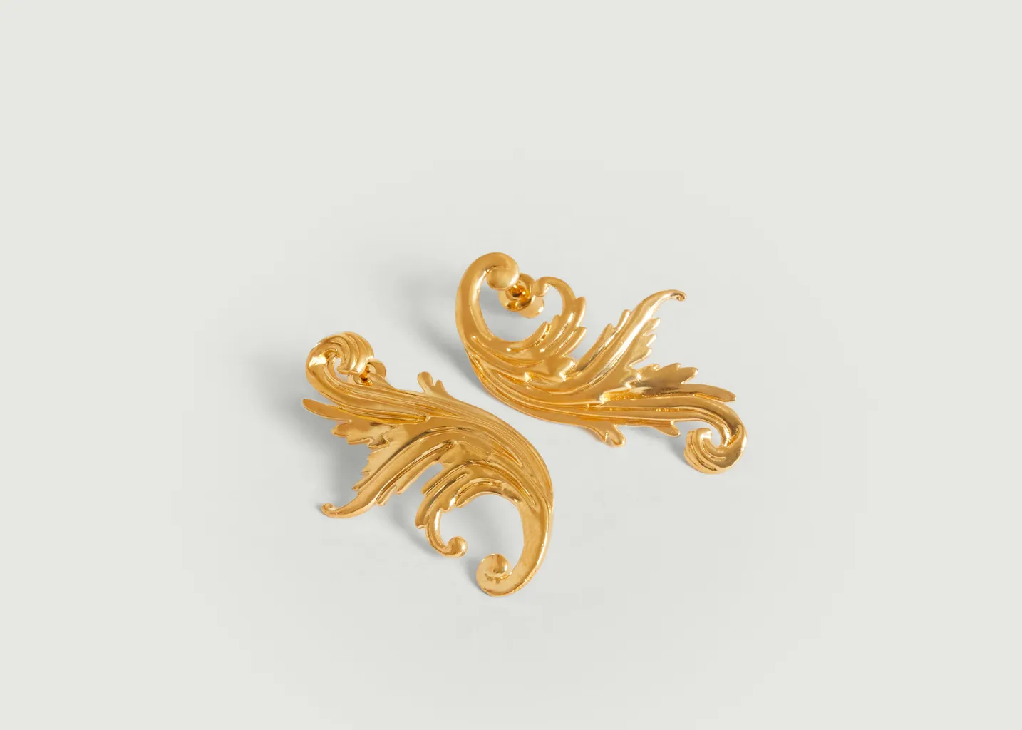 Boucles d'oreilles pendantes plaqué or Akantha An-nee