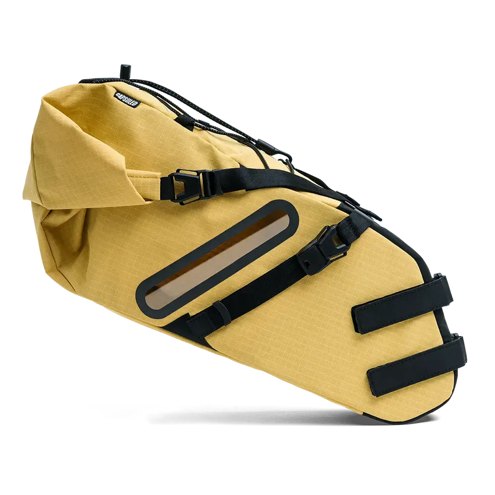Capsuled Zadeltas 14L Geel