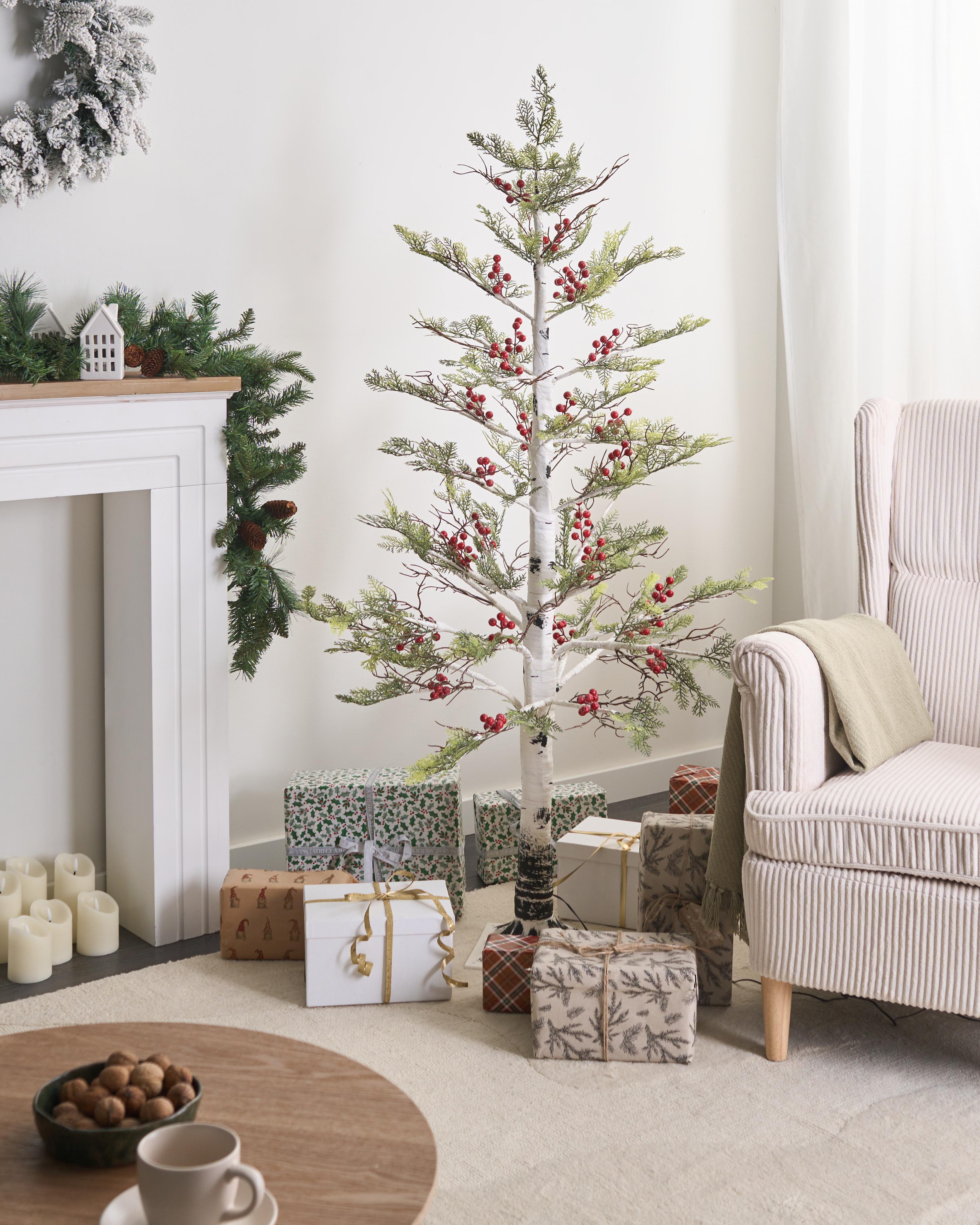 Buitendecoratie LED VASSLEN Kerstboom 160 cm Wit