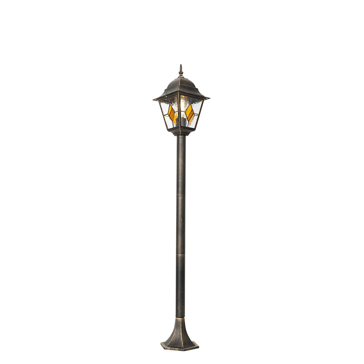 Vintage buiten lantaarn antiek goud 120 cm - Antigua