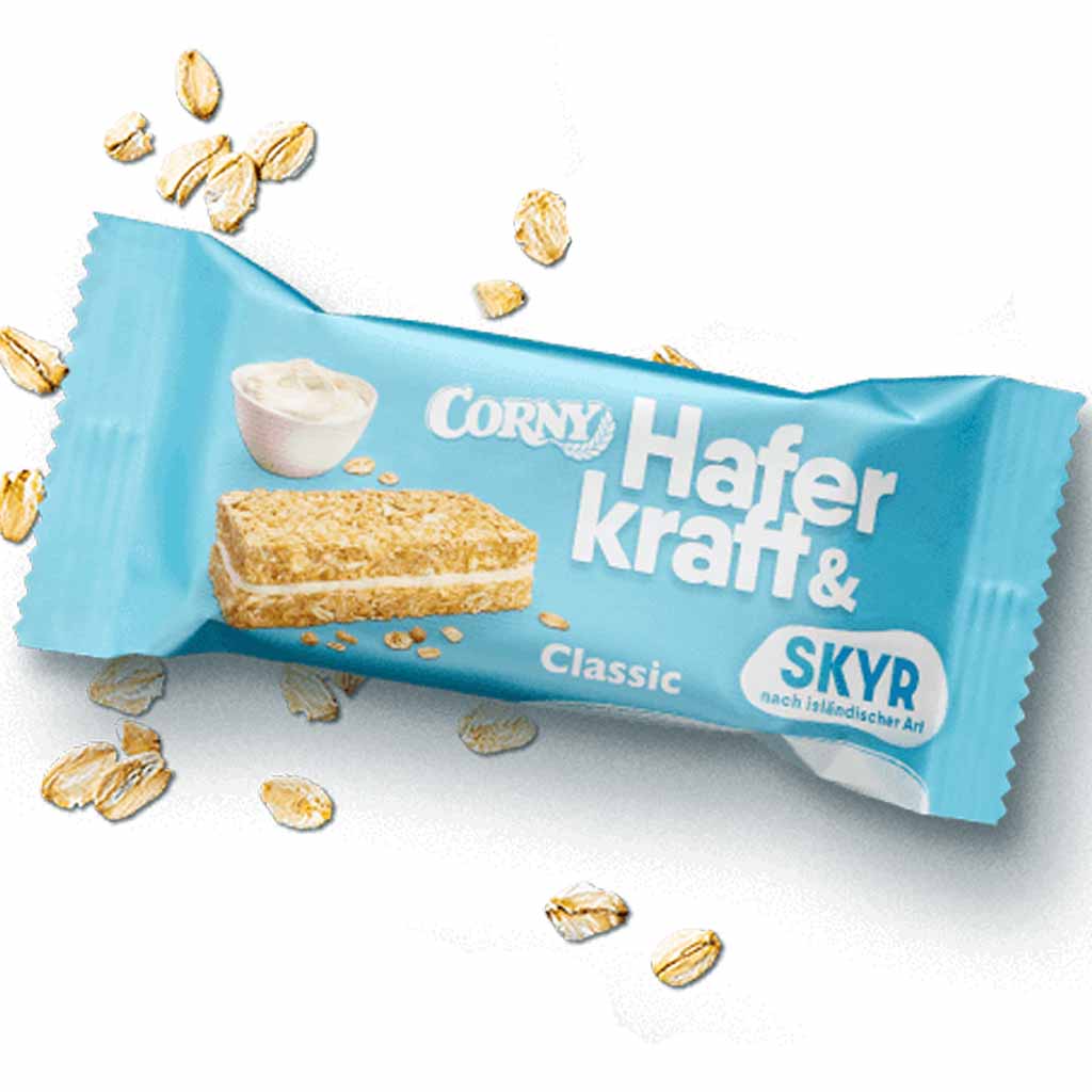 Corny Haferkraft & Skyr classic 3er 120g MHD:24.8.25