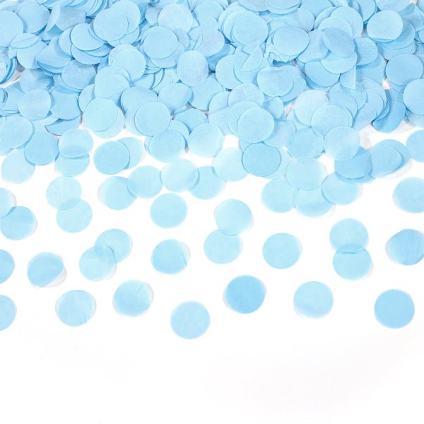 Lichtblauwe Confetti Kanon 40cm