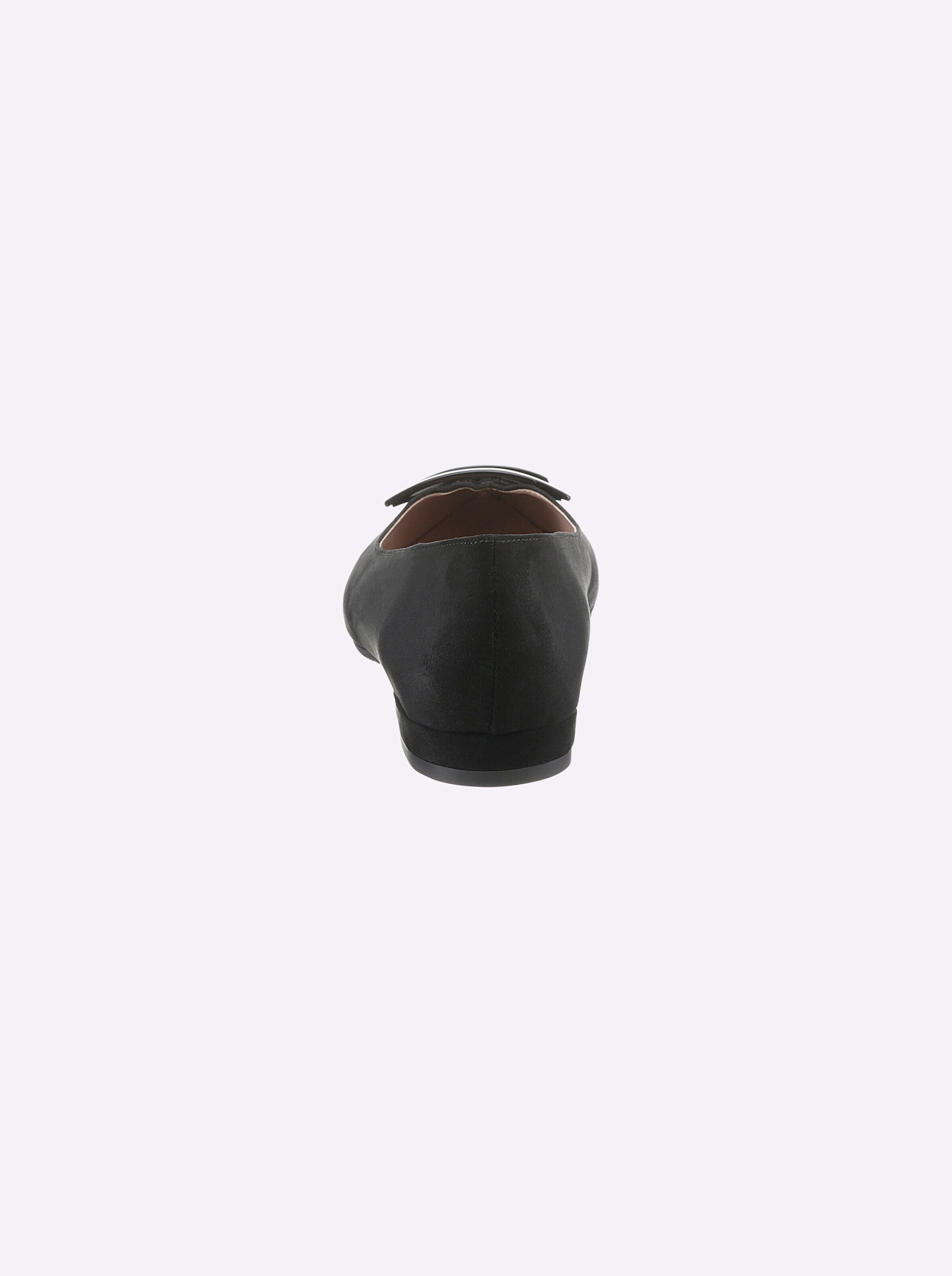 heine Slipper in schwarz