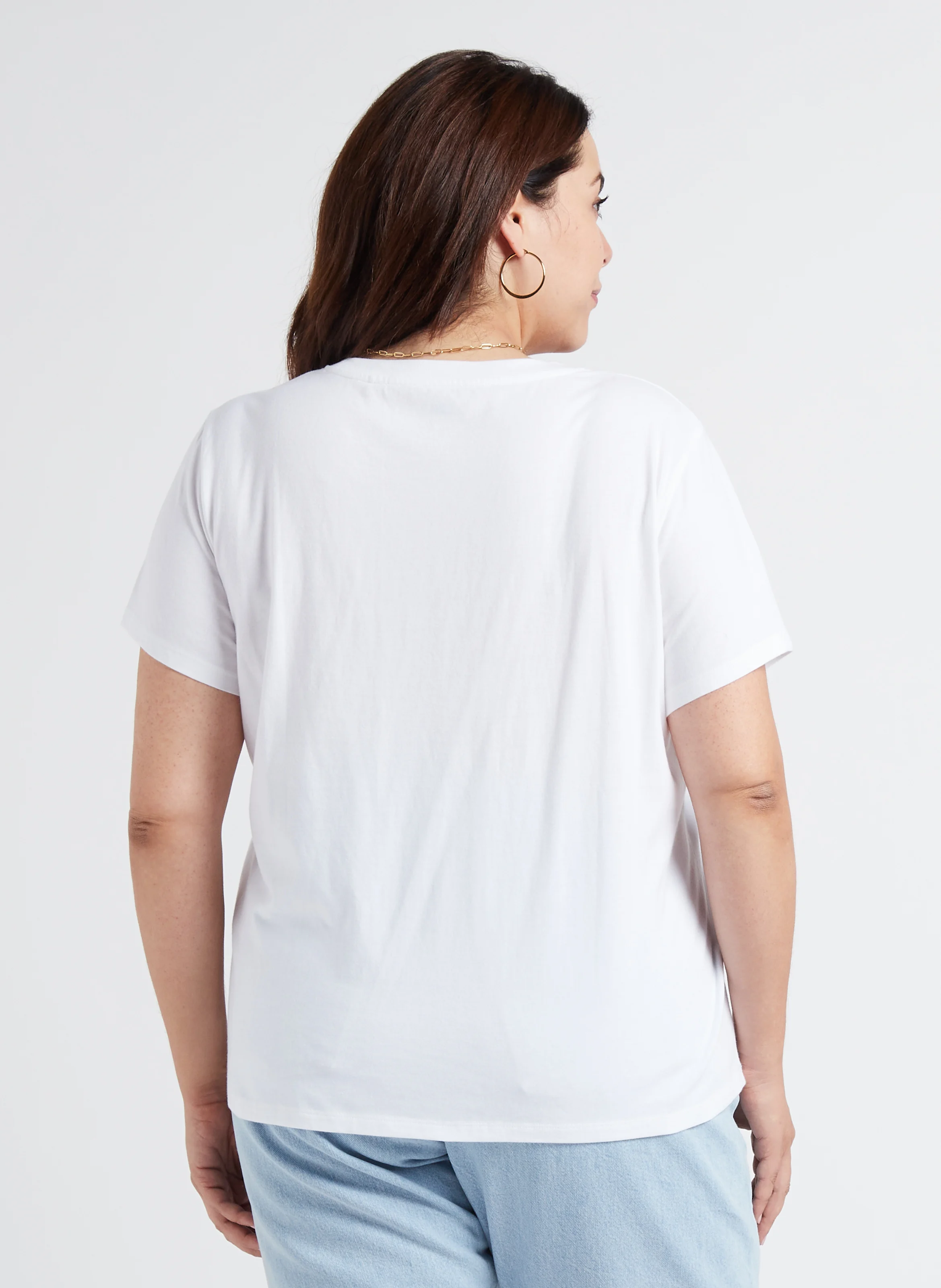 PL PERFECT TEE - Tee-shirt col rond sérigraphié en coton| Blanc