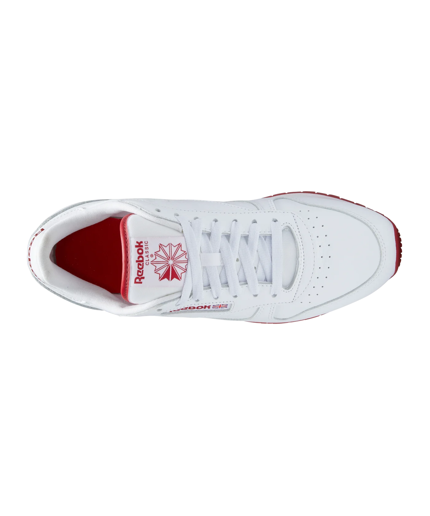 Reebok Classic Leather Weiss Rot