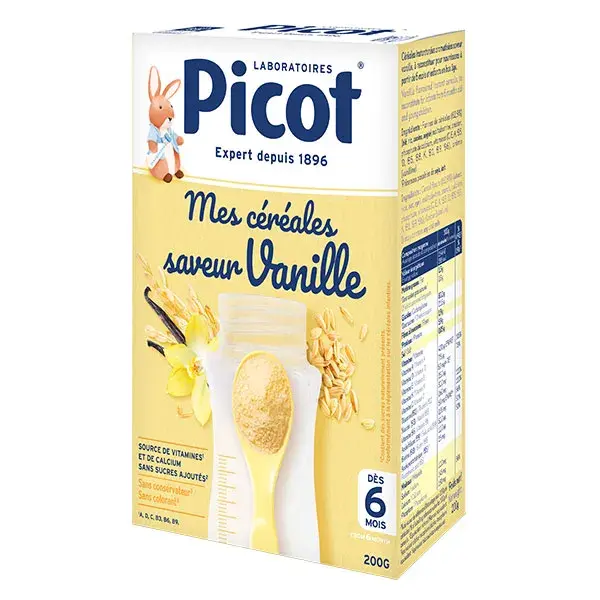 Picot My Cereal Sabor Baunilha - A partir de 6 meses - 200g