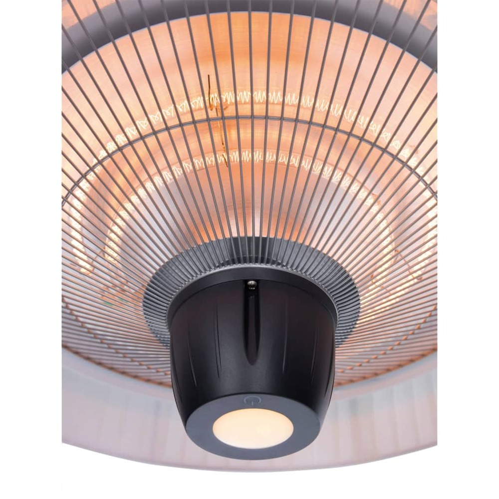 Chauffage suspendu artix compact 1500w halogène blanc artixc-hw