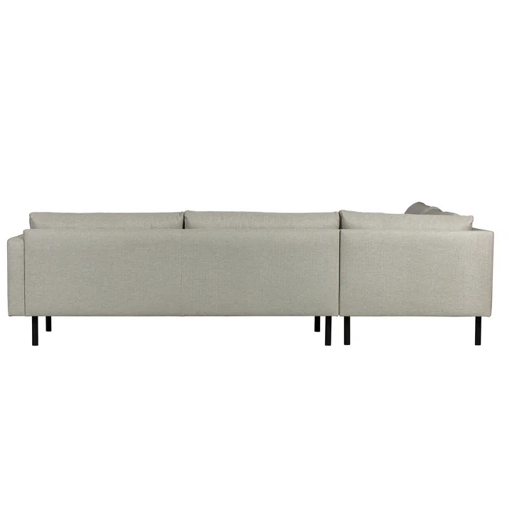 Nuuck - Mette Ecksofa, 282 x 92 cm, Recamiere rechts, hellgrau