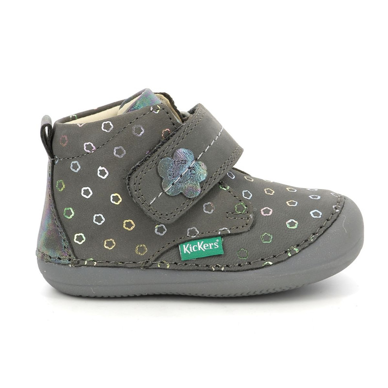 Kickers Kickers Sabio Gris Foncé à Fleurs