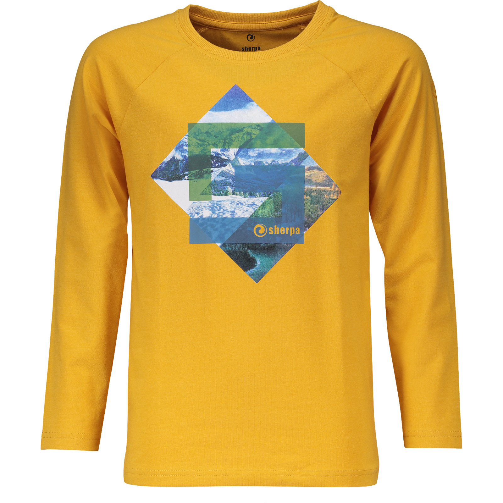 Sherpa Kinder-Langarmshirt Kiritpur grau